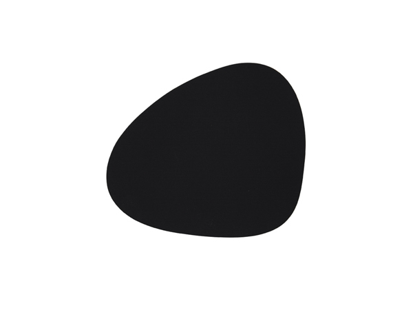 Lind DNA Glasunderlägg Curve 11x13cm Softbuck Black