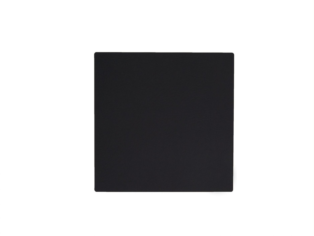 Lind DNA Glasunderlägg Square 10x10cm Softbuck Black