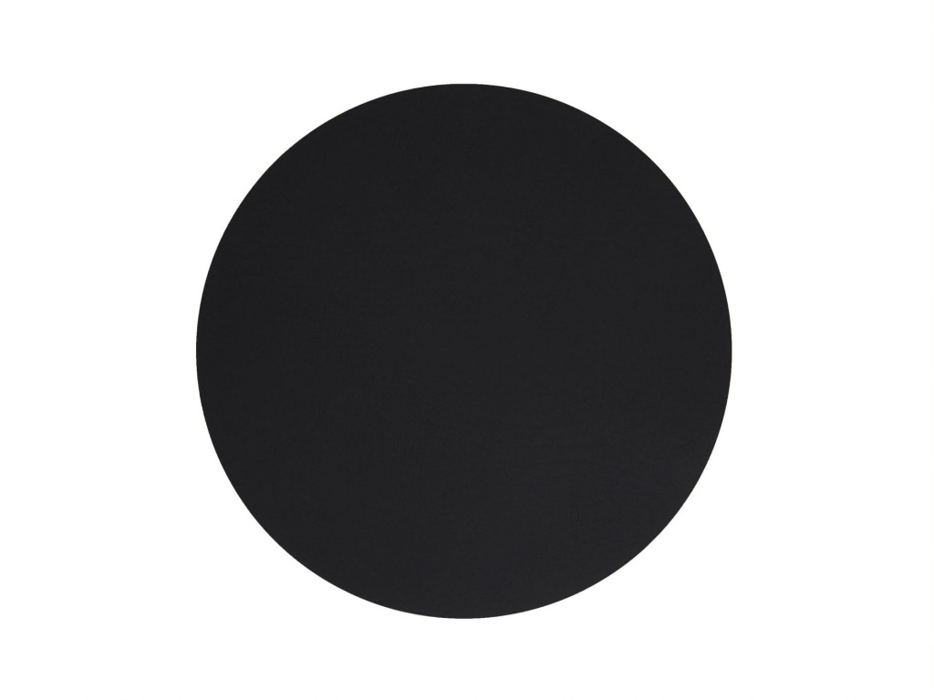 Lind DNA Bordstablett Circle 30cm Softbuck Black