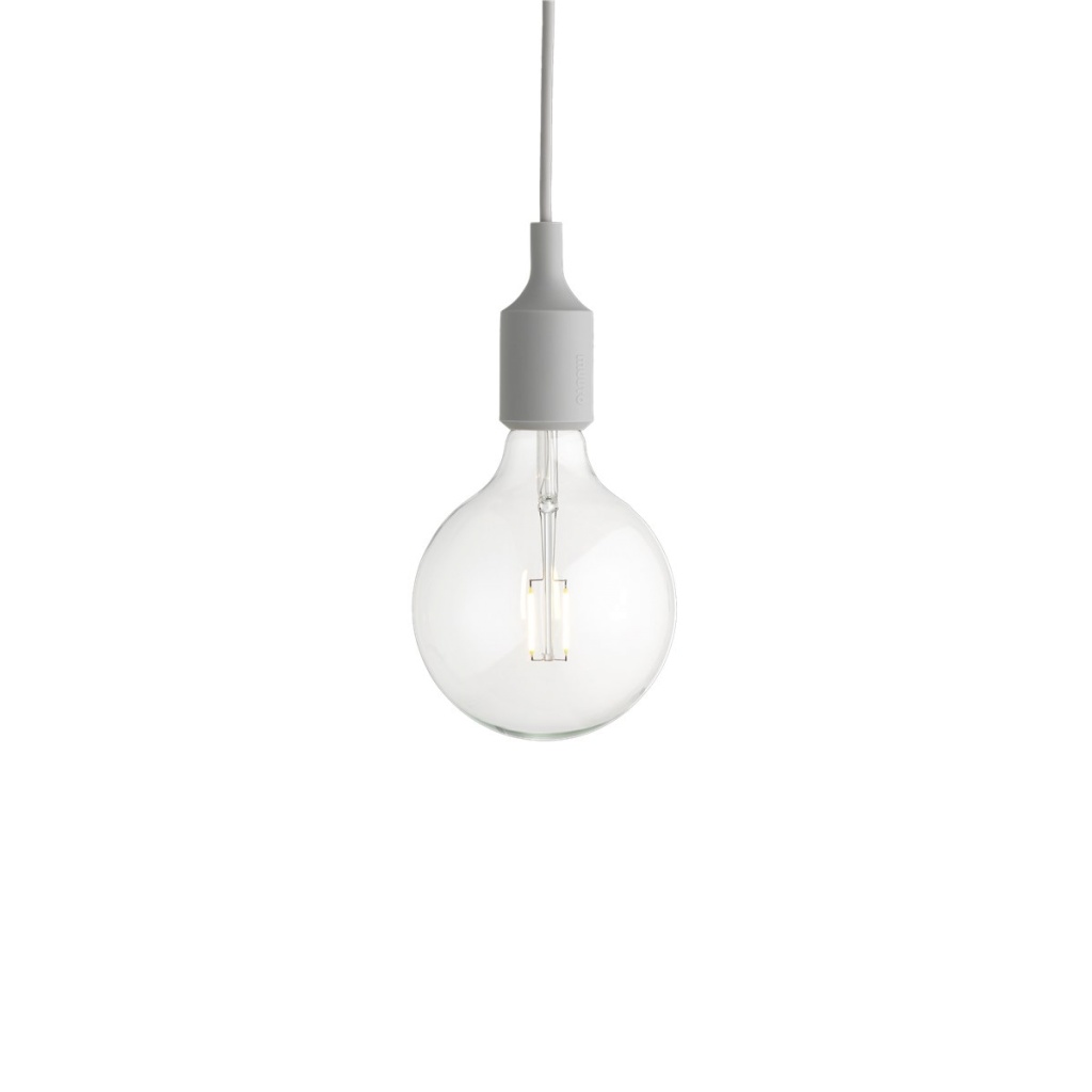 Muuto LED lampa E27 Light Grey