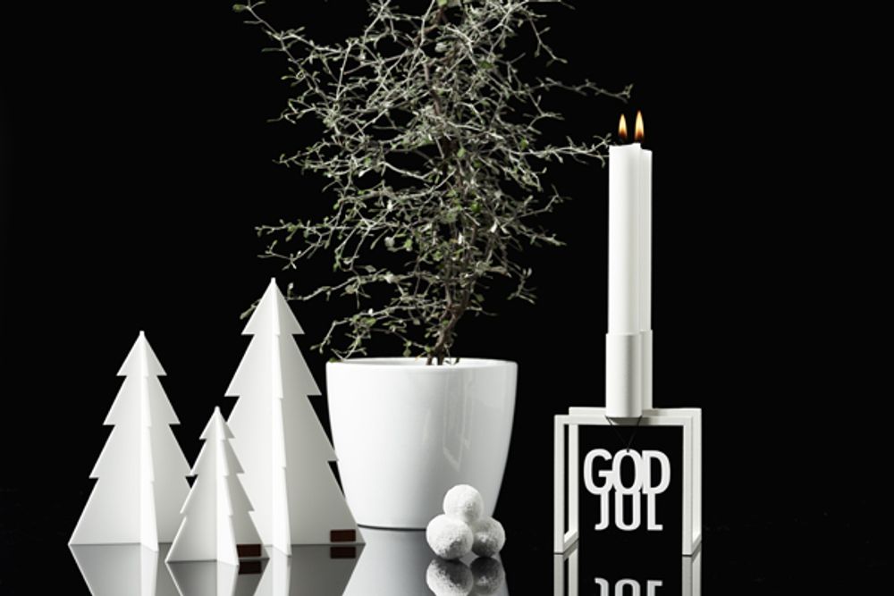 Felius Design Hänge GOD JUL Vit 2-pack