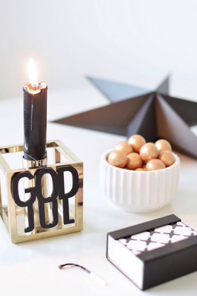 Felius Design Hänge GOD JUL Svart 2-pack