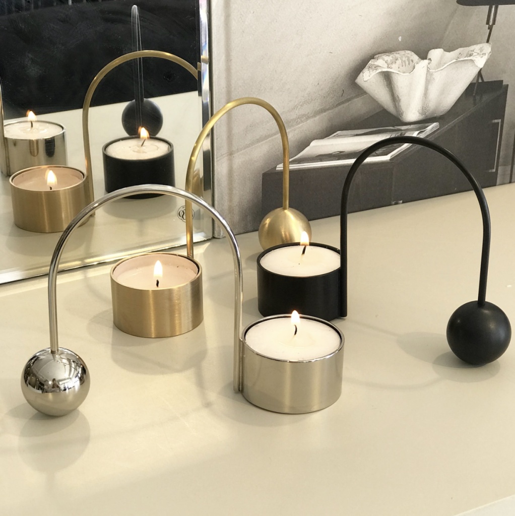 Ferm Living Balance Tealight Holder Chrome