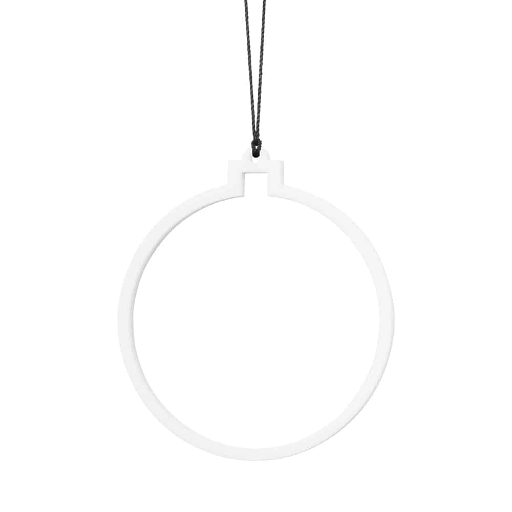 Felius Design Hänge Julkula Vit 2-pack