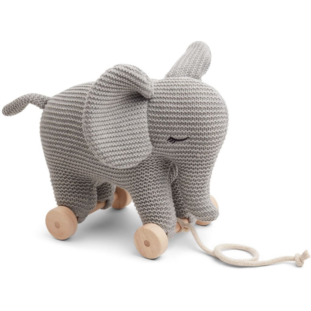 Liewood Dahlia Elefant på hjul Grey melange