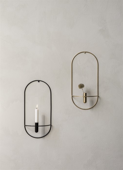 Menu Pov Candleholder Oval Black