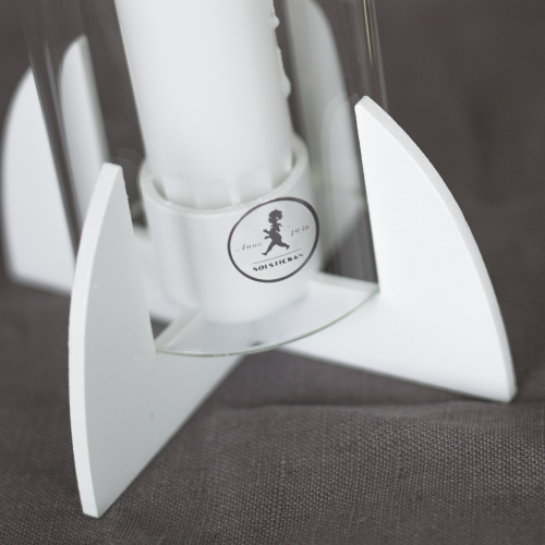 Solstickan Design Ljusstake Vit