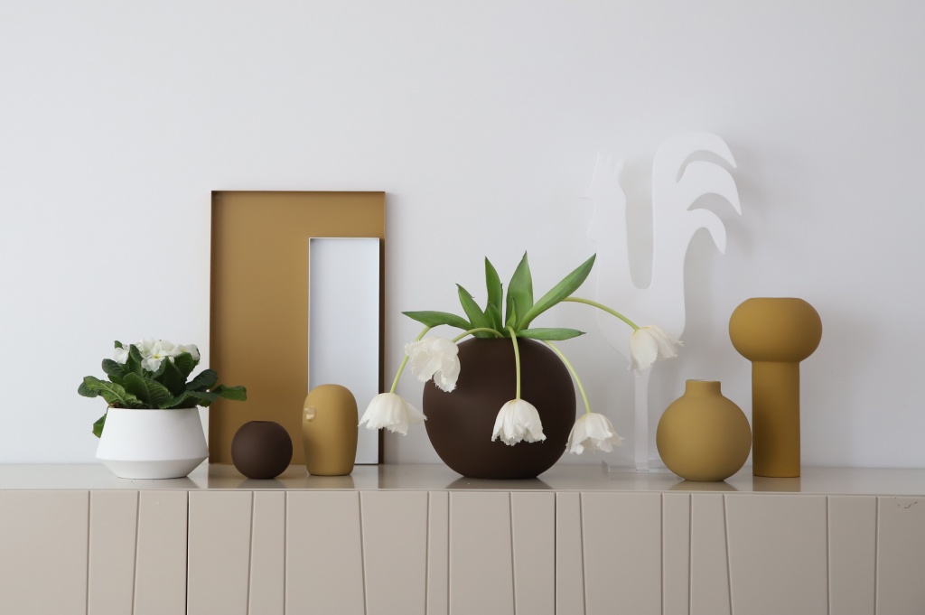 Cooee Design Ceramic Bird 12 cm Ochre