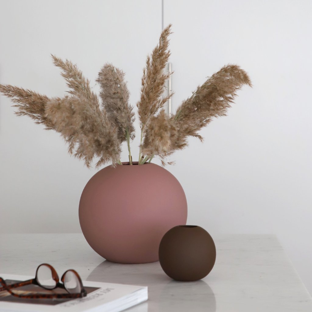 Cooee Design Ball Vase Cinder Rose