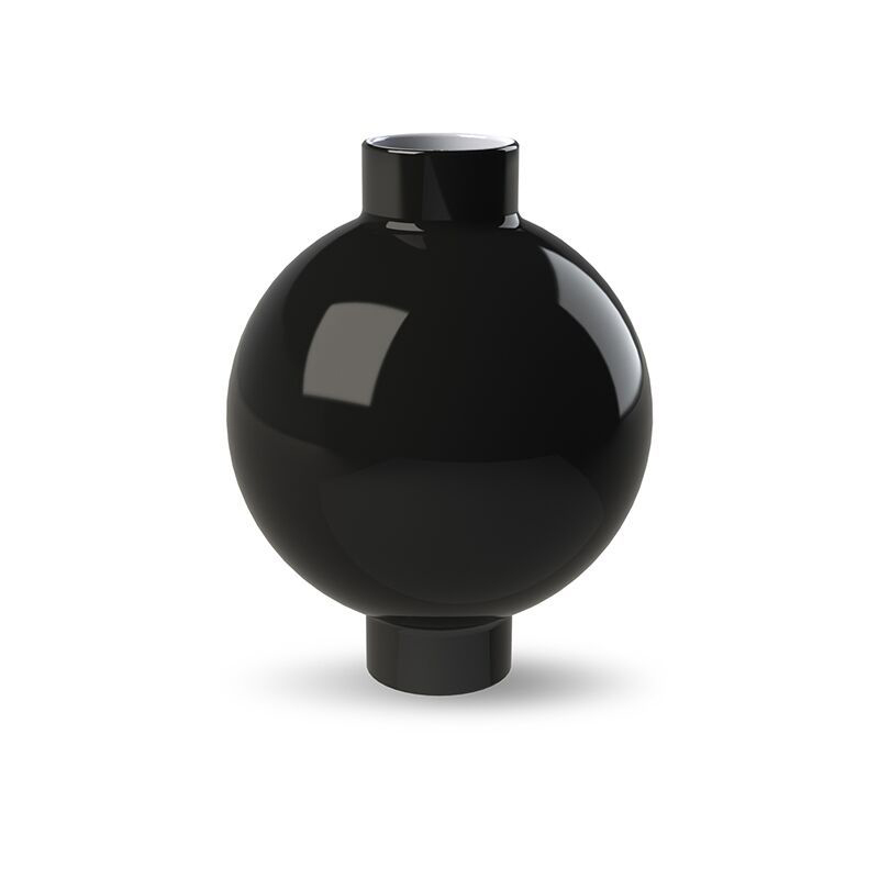 Cooee Design Collar Vase 14cm Black