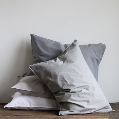 Tell Me More Stentvättad Bomull Örngott 50x70 cm White 2-pack