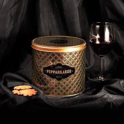 Finsmakeriet Pepparkakor, Årets färg 2018, Guld 45gram
