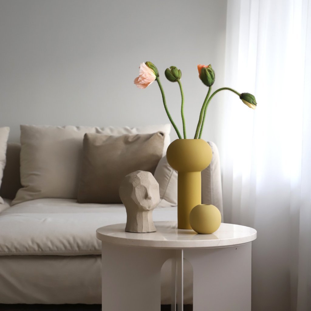 Cooee Design Pillar Vase 24 cm Ochre