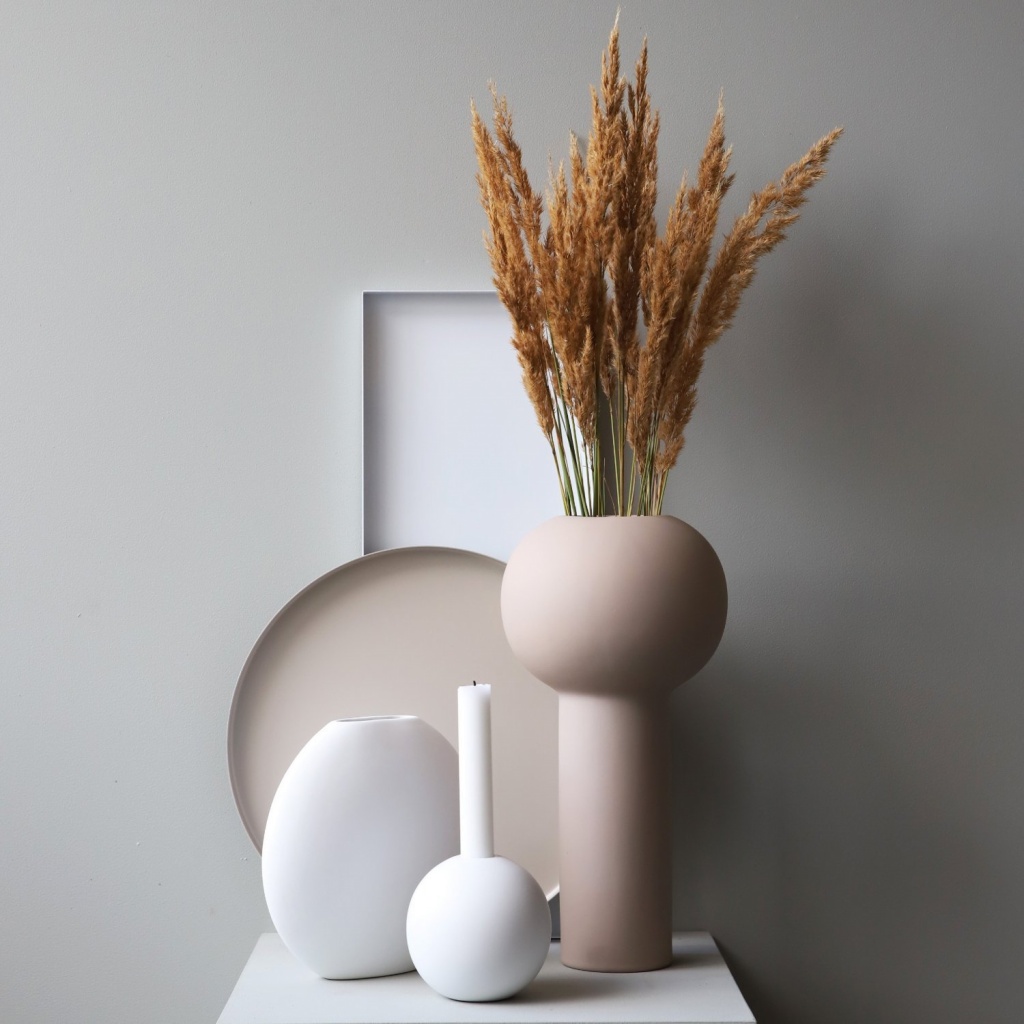Cooee Design Pillar Vase Sand 32 cm