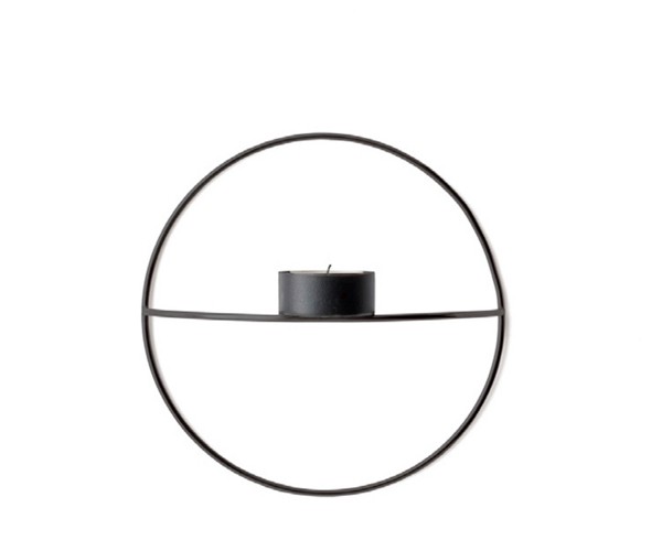 Menu POV Circle Tealight Candleholder S Black
