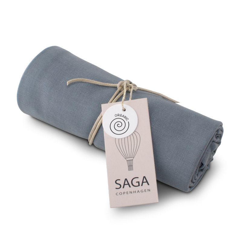 Saga Copenhagen Vidar Muslinfilt Quite Blue