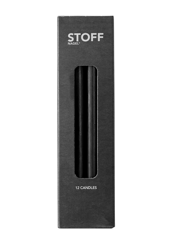 STOFF Nagel Ljus 12-pack Svarta