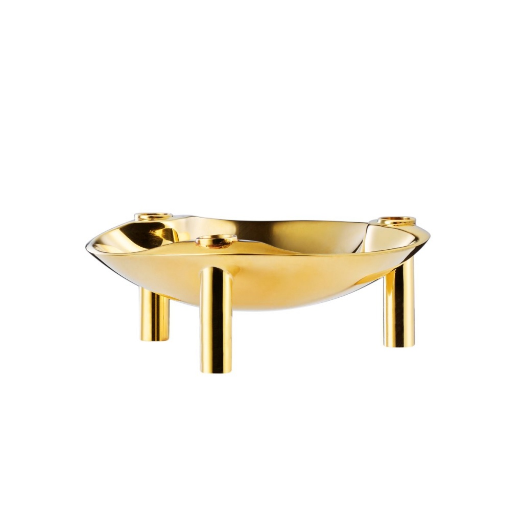 STOFF nagel Bowl Brass