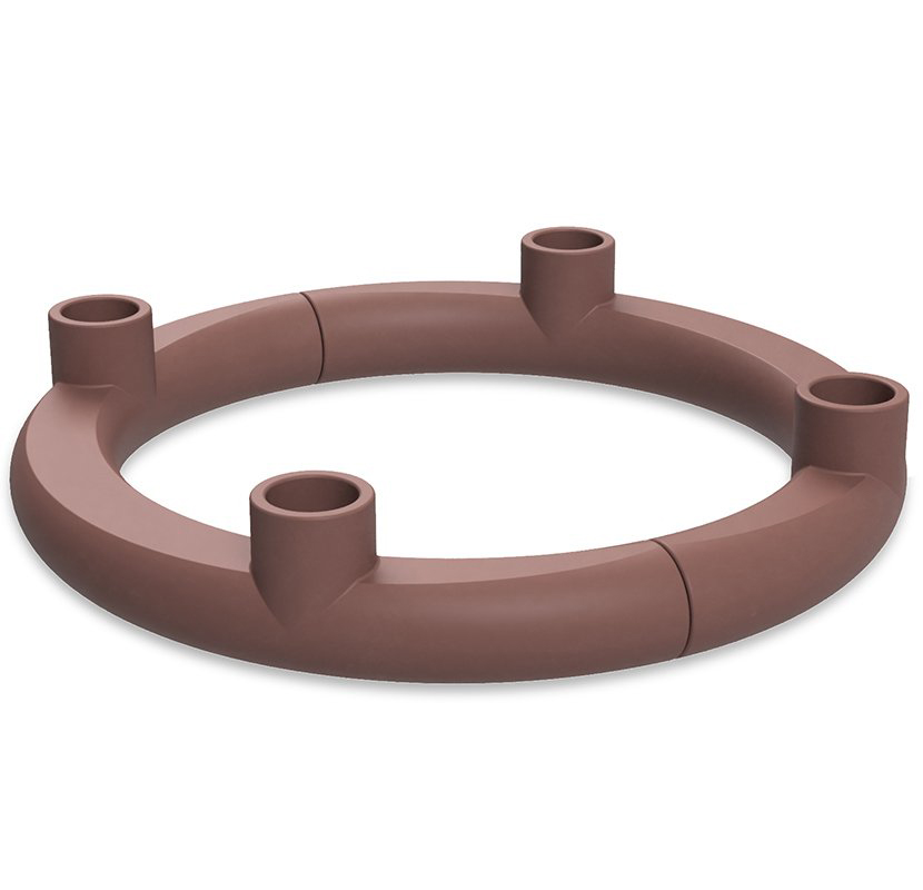 Cooee Design United Candlestick Plum