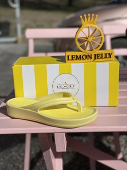 Lemon Jelly Flip Flops Gul