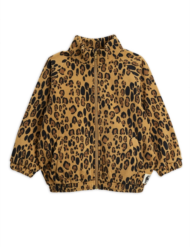 Jacka - Leopard fleece (Beige)