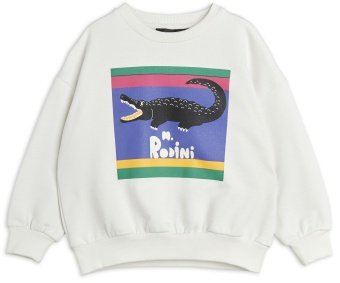 Tröja - Crocodile multicolor sp sweatshirt (white)