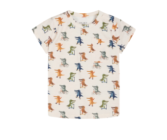 T-shirt Anker färgglada krokodiler