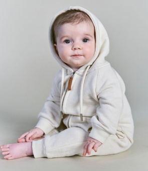 Overall / Jumpsuit baby - Mike Organic Offwhite 
