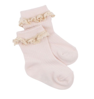 Strumpa Lace Socks pink