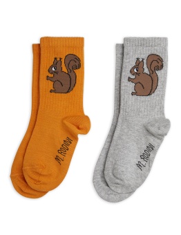 Strumpor 2-pack Squirrel socks
