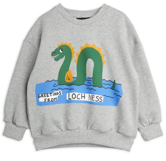 Tröja - Sweatshirt - Loch Ness - Grey Melange 