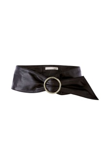 Oui Läder Bälte Black