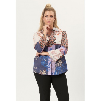 Elton Susan Skjortjacka Denim Blue
