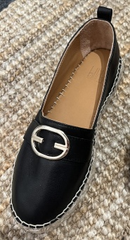 BilliBi Espadrillos Black Nappa