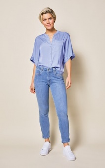 PARA MI Amber Reform Jeans Silk Blue