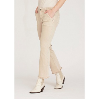 ISAY Como Flare Jeans Washed Sand