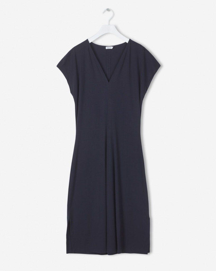 Filippa k clean 2025 cut cap sleeve dress