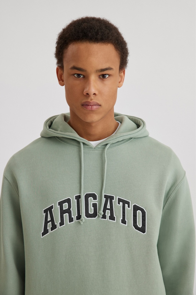 Axel Arigato Monogram Hoodie College Green at