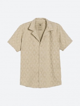 OAS Skjorta Frotté Beige Machu Cuba