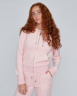 Juicy Couture Hoodie Robertson Classic Velour Zip Trough