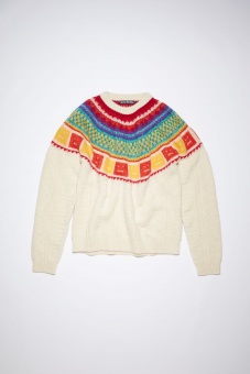 Acne Studios Tröja Rainbow Crew Neck