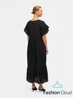 OBJVITA S/S LONG DRESS REP