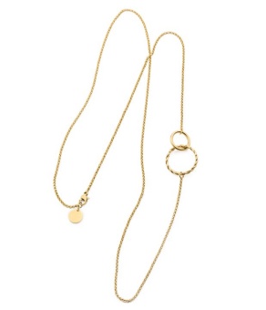 Terry twin Necklace , gold