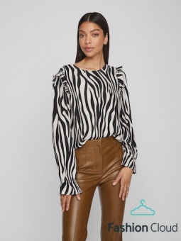 VIFINI O-NECK L/S TOP - NOOS