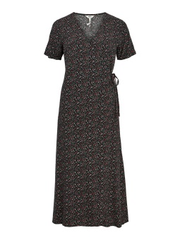 OBJEMA ELISE S/S LONG WRAP DRESS NOOS