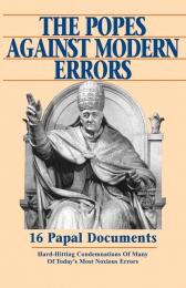 Popes against modern errors