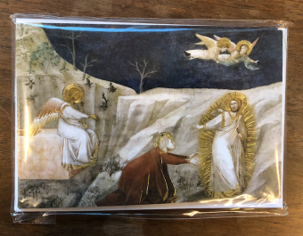 6 st påsk-kort + kuvert: Noli me tangere (Giotto)