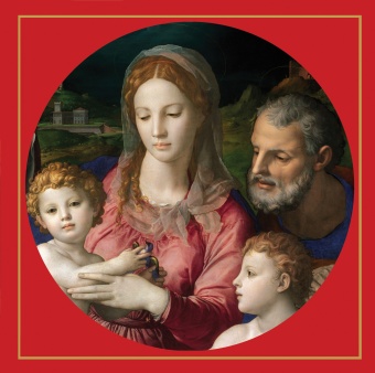 Julkort, Heliga familjen, Agnolo Bronzino (1503-72), 10-pack