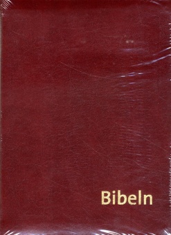Bibel 2000 - rött konstläder, guldsnitt