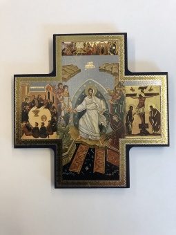 Kristi Uppståndelse, korsformad ikon